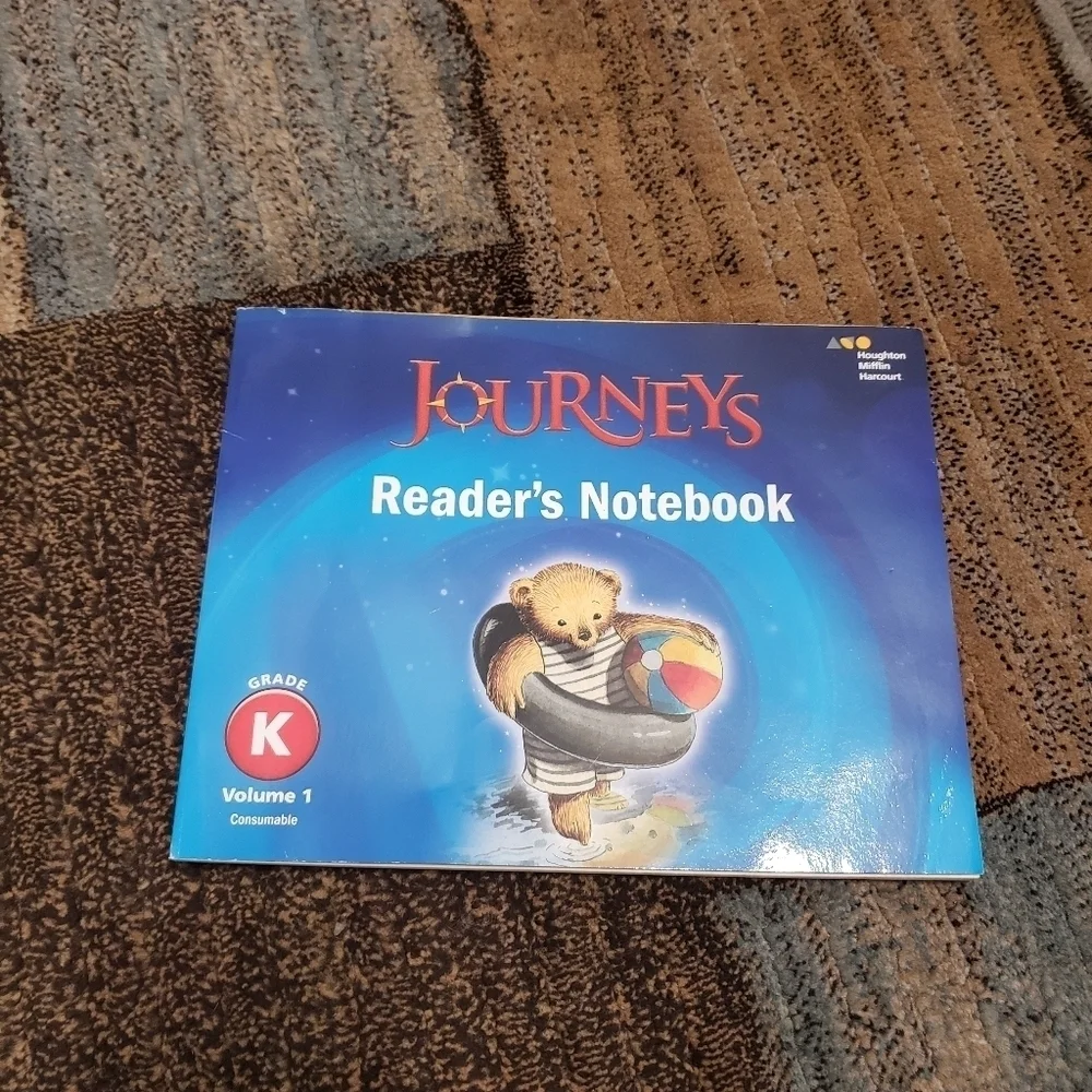 Harcourt journeys readers notebook grade kindergarten volume 1 never used